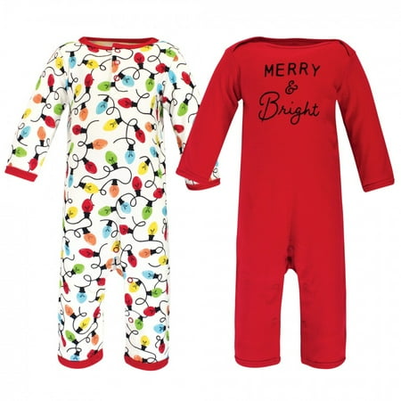 UPC: 0660168635324 | Touched by Nature Baby Unisex Holiday Pajamas  Baby Merry and Bright  0-3 Months