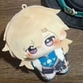 thumbnail image 4 of 10CM Honkai: Star Rail Game Peripheral Anime Doll Cosplay Aventurine Dr. Ratio Soft Plush Adorable Pendant Key Chain Toys Gifts, 4 of 5