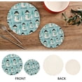 thumbnail image 4 of GZHJMY Christmas Snowman Pot Holder Trivets Set of 2, Heat Resistant Cotton Rope Round Trivets for Hot Dishes, Bowl,Teapot, Hot Pot and Pans, 4 of 7