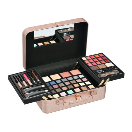 Beauty In Sight Makeup & Cosmetics Gift Set with Case, 61 Pieces ($35 Value)