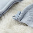 thumbnail image 4 of YunPes Kids Girls Fleece Hooded Jacket Cardigan Winter Warm Zipper Plain Coat Cute Soft Furry Fuzzy Fall Outwear with Pockets, 4 of 6