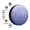thumbnail image 4 of Pofeuu Glittering Blue Purple Print Spare Tire Wheel Cover for Car Truck SUV Camper Universal Fit Spare Tire Cover RV Spare Tire Covers-17 inch, 4 of 6
