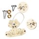 thumbnail image 5 of Tablero ocupado Montessori, accesorios de bricolaje, accesorios de enseñanza de habilidades básicas, tablero de actividades para y niñas, regalo de cumpleaños, favores de fiesta Rana CUTICAT tablero ocupado, 5 of 8