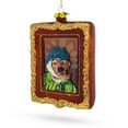 thumbnail image 2 of Van Gogh Inspired Dog Portrait Glass Christmas Ornament, 2 of 5
