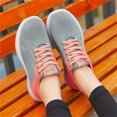 thumbnail image 7 of Gvdentm Womens Black Tennis Shoes Summer Plus Size Fashion Casual Mesh Breathable Shoes Women Orange,7.5, 7 of 7