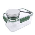 thumbnail image 1 of Caja Para Ensalada Con Compartimento Para Aderezo, ABS, Reutilizable, A Prueba De Fugas, Portátil, Para Ensalada, Lonchera, Contenedor De Almacenamiento De Alimentos Para La, 1 of 7