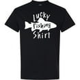 thumbnail image 3 of Inktastic Lucky Fishing Shirt Fish T-Shirt, 3 of 5