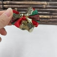 thumbnail image 4 of 2.36 Inch Christmas Bows (Green) - Mini Holiday Decor for Trees, Gifts & Hair Accessories, Polyester Festive Bowknot Ornaments, 4 of 6