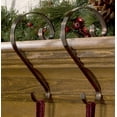 thumbnail image 3 of Haute Decor Stocking Scrolls® Stocking Hanger, 2-pack, Oil-Rubbed Bronze, 3 of 6