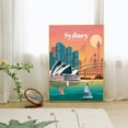 thumbnail image 5 of Kit de punto de cruz con bordado de mosaico de diamantes con paisaje 5D personalizado de ciudades de todo el mundo, decoración del hogar, 5 of 5