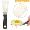 thumbnail image 4 of Gustave 2 Pieces Small Spatulas Stainless Steel Metal Mini Serving Spatula Heat-Resistant Slotted Spatula Turner Set for Kitchen Use, Cooking Pancakes Brownie Cookie, 4 of 7