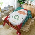 thumbnail image 4 of Xihbxyly Principal Mantel navideño con estampado rectangular, juego de manteles para decoración del hogar y fiestas navideñas, 4 of 7