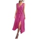 thumbnail image 1 of Vestido sin mangas para mujer Cuello en V Vestido sólido Vestido largo informal Fridja  hj4023, 1 of 8