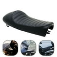 thumbnail image 3 of Asiento de Sillín Soporte de licencia de Asiento de material cuero para SR400 XJ XS Cola Asiento estilo joroba Cafe Racer, 3 of 7