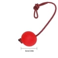 thumbnail image 3 of Billuyoard 1 Uds. Pelota de juguete para perros, pelota de cuerda de goma sólida para mascotas, juguete para masticar para entrenamiento de animales, Suministros para perros rojo 6cm Billuyoard PT0803-02B, 3 of 6