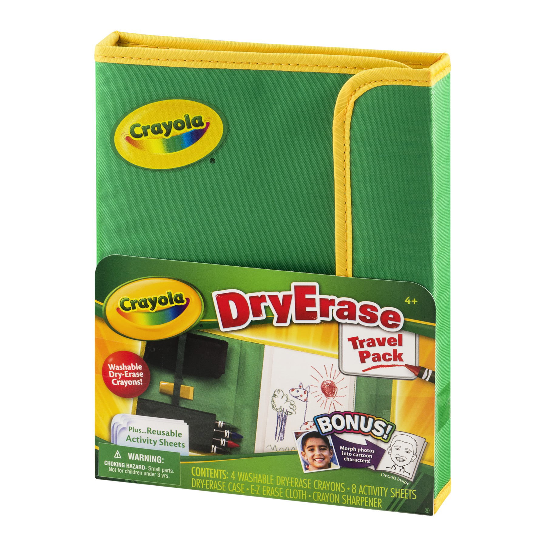 Crayola Dry Erase Travel Pack Board & 4 Washable Markers