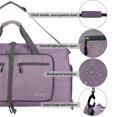 thumbnail image 4 of Bolsa de viaje Woogwin, grande, impermeable, 60 L, color morado nieve, 4 of 6