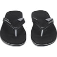 thumbnail image 3 of Quiksilver Mens Haleiwa II Casual Beach Thong Sandals - Black/Gray, 3 of 5