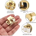 thumbnail image 2 of Loquet à Double Rouleau pour Garde-Robe et Armoire, 12 Pcs Loquet de Garde-Robe à Double Rouleau Loquet d'Armoire à Double Rouleau avec 48 Pcs Vis, 2 of 5