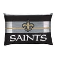 thumbnail image 3 of New Orleans Saints Heathered Stripe 3-Piece Full/Queen Bed Set, 3 of 3