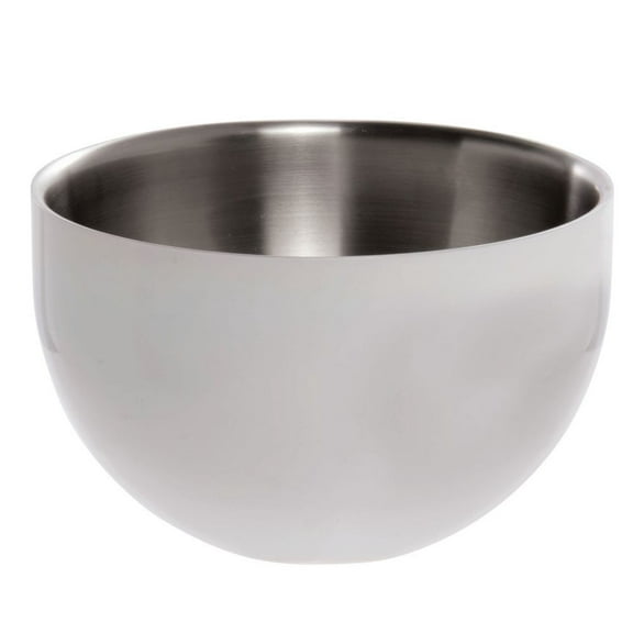 HUBERT® Serving Bowl White Stainless Steel Double-Wall Bowl - 7" Dia x 4 5/16 H