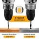 thumbnail image 4 of Taladro eléctrico inalámbrico DEKO PRO 20V con batería y cargador, 4 of 8