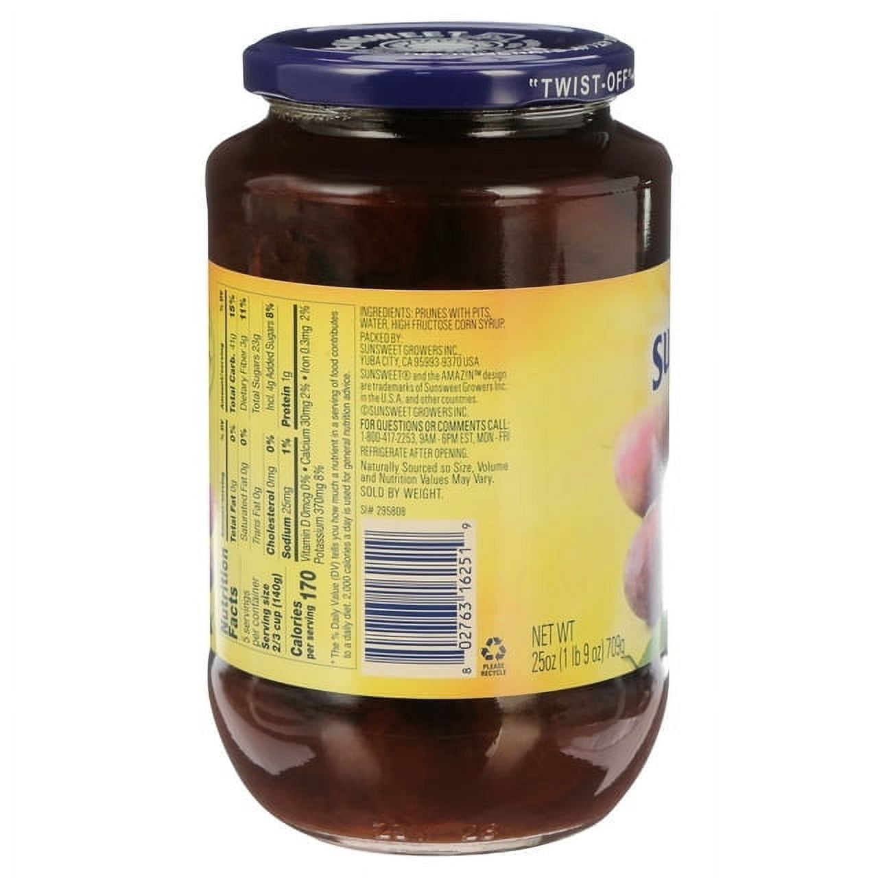 Sunsweet Ready-To-Serve Prunes, 25 oz