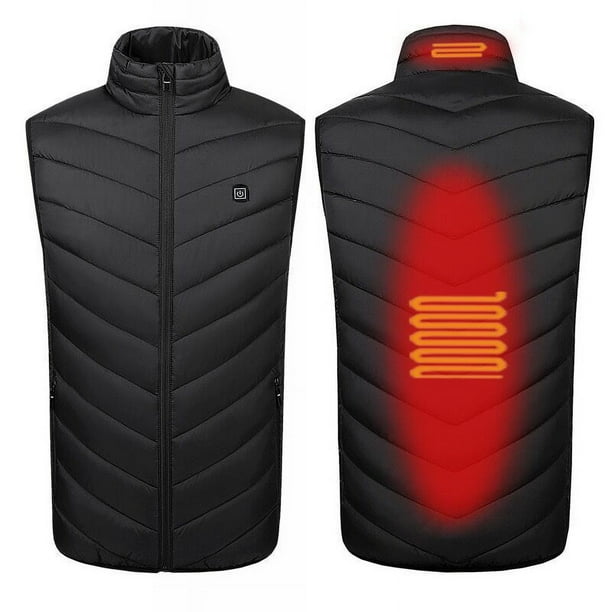 Chaleco calefactor USB para hombre, chaleco calefactor, ropa calefactora, chaleco inteligente de temperatura constante