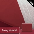 thumbnail image 4 of G128 5 Pack: Solid Burgundy Color Flag | 2.5x4 Ft | LiteWeave Pro Series Printed 150D Polyester | Indoor/Outdoor, Vibrant Colors, Brass Grommets, Thicker and More Durable Than 100D 75D Polyester, 4 of 6