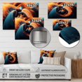 thumbnail image 4 of Designart "Artistic Fluidity Liquid Expression III" Abstract Liquid Ink Metal Wall Decor, 4 of 5