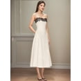 thumbnail image 4 of Women' Long Slip Dress Thin Camisole Maxi Robe over Knee Length Cream White S, 4 of 7