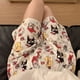 thumbnail image 1 of Pantalones de casa de dibujos animados de verano para mujer, pantalones cortos sueltos casuales que se pueden usar afuera en verano, nuevos pijamas Xiaoxin home Kitty, 1 of 3