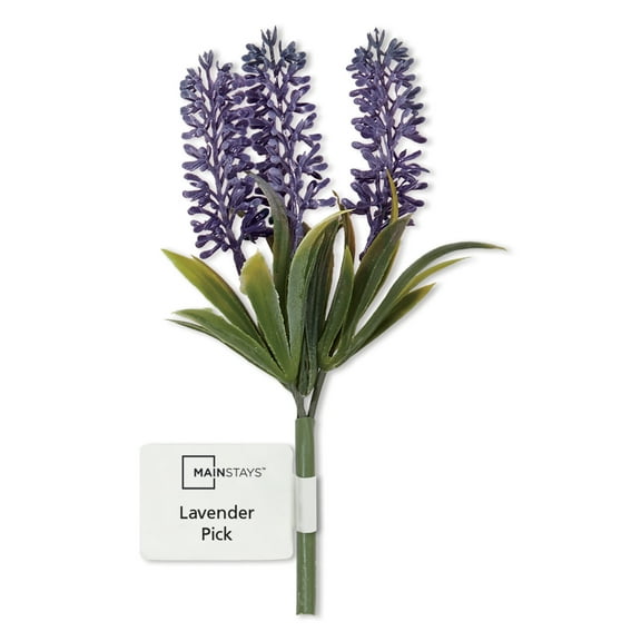 Mainstays Artificial Herb Pick 6 inch x 7.25 inch Lavender