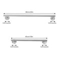 thumbnail image 2 of 10Pcs Silver Bathroom Accessories Set Wall-mounted Towel Bar Set Bathroom Kitchen Toilet Towel Bar Set, 2 of 21