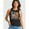 thumbnail image 2 of Hooters Retro Miami Beach Hootie the Owl Women's Ribbed Tank Top Officially Licensed, 2 of 3
