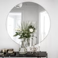 thumbnail image 3 of YIWONFU Glass Wall Mirror, Full Length Mirrors,Round Mirror， 20'' x 20'' x 1PCS, 3 of 7