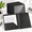 Black-24, variant on 24 Plastic Folders Withr Front Pocket 2 Black