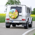 thumbnail image 7 of Kll Farm Animals 3 Tire Cover,Universal Wheel Tire Cover For Trailer, Rv, Suv, Truck,Camper And Many Vehicle,(14 Inch), 7 of 7