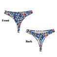 thumbnail image 3 of Balery Cute Popcorn Tangas de Algodón para Mujer con Estampado – Ropa Interior Sexy, Transpirable, G-string-4X-Large, 3 of 6