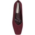 thumbnail image 3 of Franco Sarto Womens Pisa Suede Square Toe Pumps, 3 of 3
