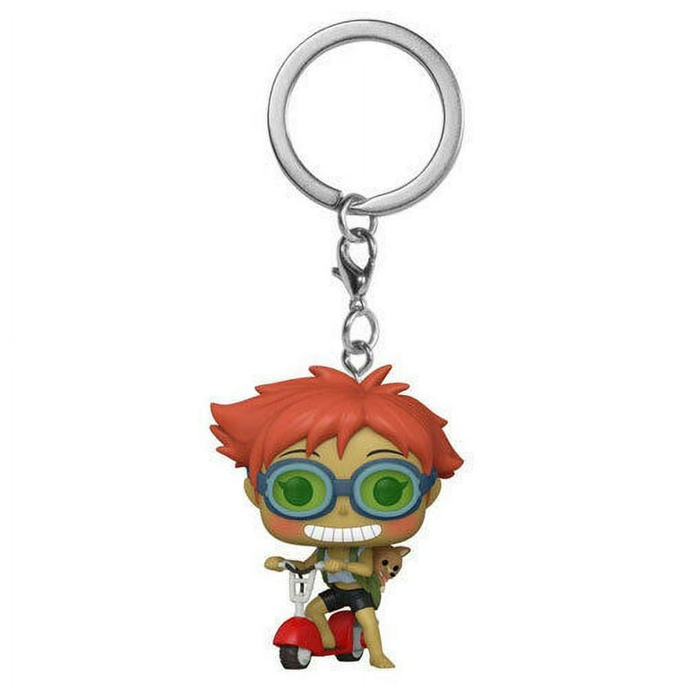 FUNKO POCKET POP! KEYCHAIN: Cowboy Bebop- Edward on Scooter w/Ein