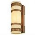 thumbnail image 2 of Meyda 137535 7 in. Byzantine Wall Sconce, Carmel Onyx Antique Rust - Acrylic, 2 of 2