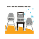 thumbnail image 4 of Silla Alta Para Comer 3 En 1  color Gris, 4 of 4