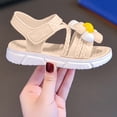 thumbnail image 5 of IVEYRTF Girls Floral Soft Sole Non Slip Sandals Summer Outdoor Activities Casual Everyday Lightweight Breathable Sandal Shoes, 5 of 6