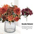 thumbnail image 2 of Inteprter Ramo de flores artificiales, cabezas falsas, rosas, fiesta, hogar, autoensamblaje, ramo decorativo para , boda, exhibición, rojo Type3 NO3, 2 of 6