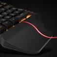 thumbnail image 3 of Matsuzay Teclado LED para juegos con cable de 1,6 m con retroiluminación, soporte para muñeca, 35 teclas, teclado de para una mano, accesorios Juegos de teclado y mouse para computadora, 3 of 8