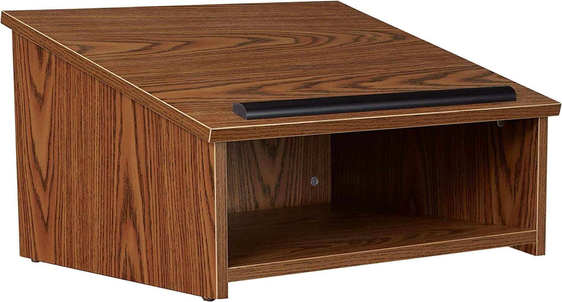 RovKeav 22MO Table Top Lectern, Medium Oak