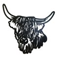thumbnail image 2 of Xihbxyly Arte de Pared de Metal Personalizado con Diseño de Vaca, Letrero con Nombre Personalizado, Acero Al Carbono Duradero, con Recubrimiento En Polvo para Uso En Interiores y Exteriores, Perfecto, 2 of 5