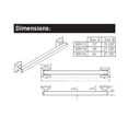 thumbnail image 2 of Moen Brushed Nickel Bathroom Safety 12-Inch Stainless Steel Transitional Bathroom Grab Bar, 2 of 7