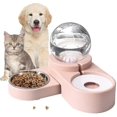 thumbnail image 1 of Double cat bowl, dog bowl, and cat food bowl with pet water dispenser, 1 of 5